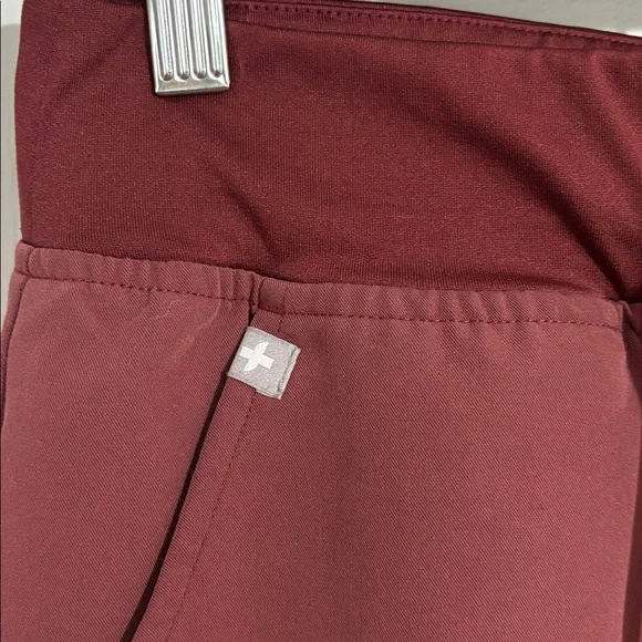 Figs Women’s Scrub Set in Light Wine Color - Picture 12 of 16